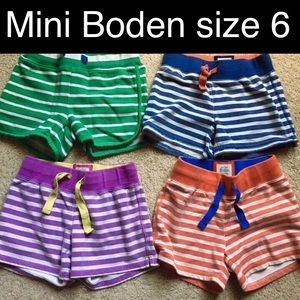 Mini Boden Girls Shorts Size 6